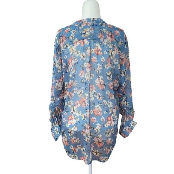 Kut From The Kloth Jasmin Chiffon Bloom Floral XL - Picture 2 of 7